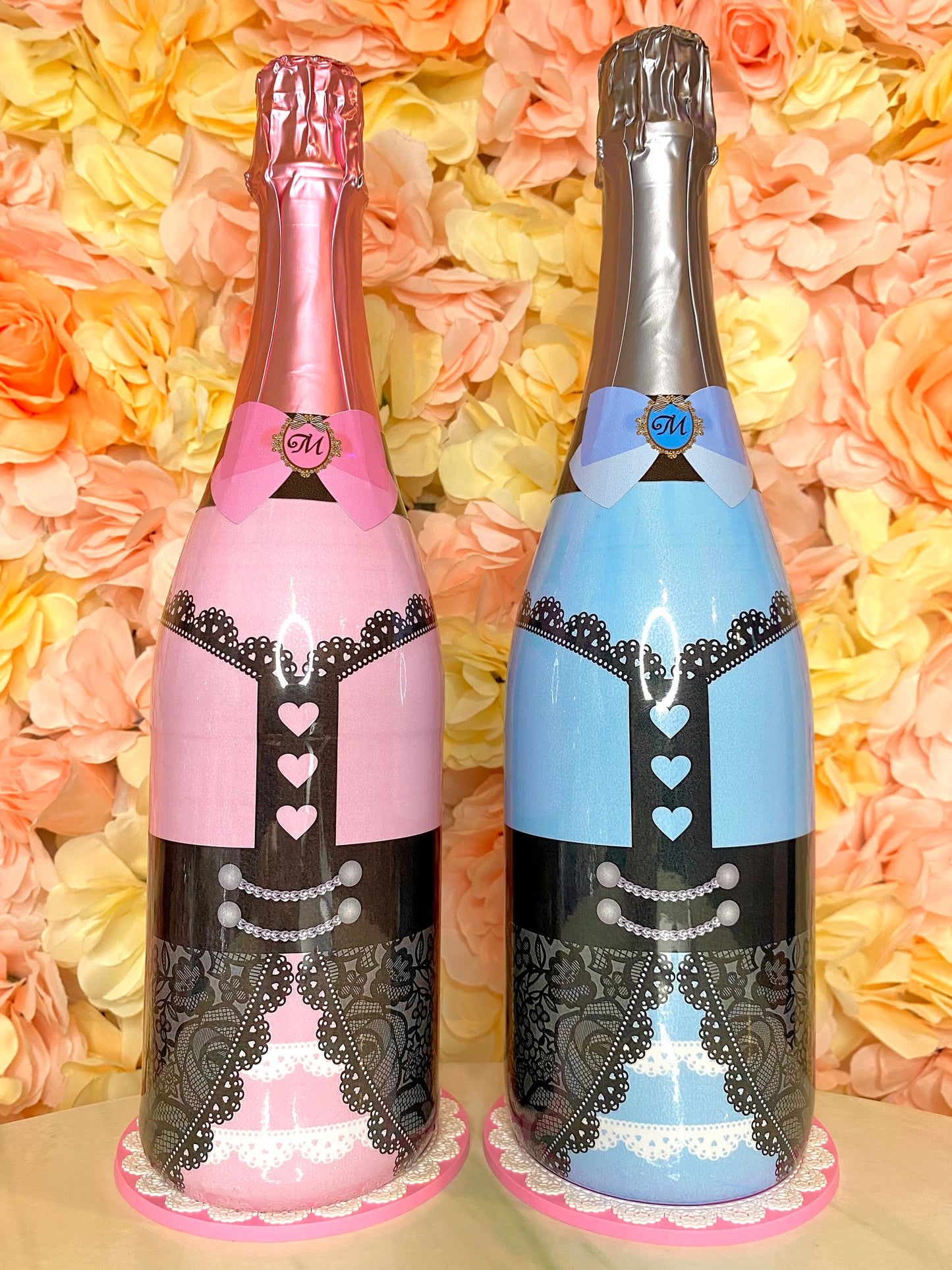 遠隔minette限定制服柄フルラッピングオリシャン【ノンアルピンクorアルコールブルー】(ポン動画付き)